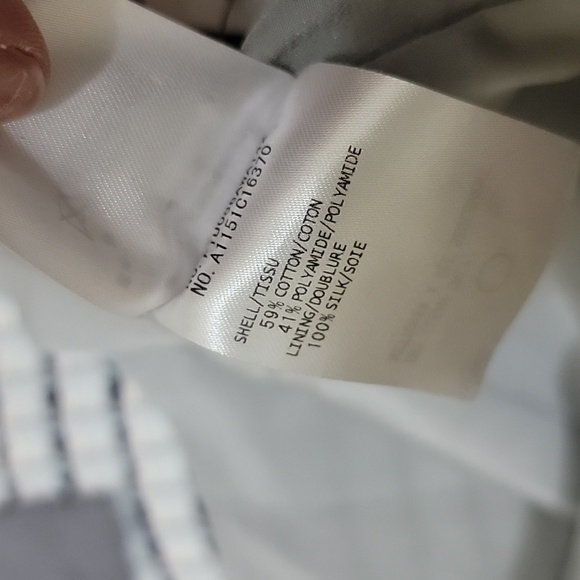 001 NWT Designer THOM BROWNE SLEEVELESS BLOUSE  size medium - Picture 12 of 12